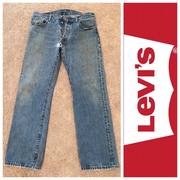 Levi’s Button Fly 501 Jeans - Picture 1 of 11